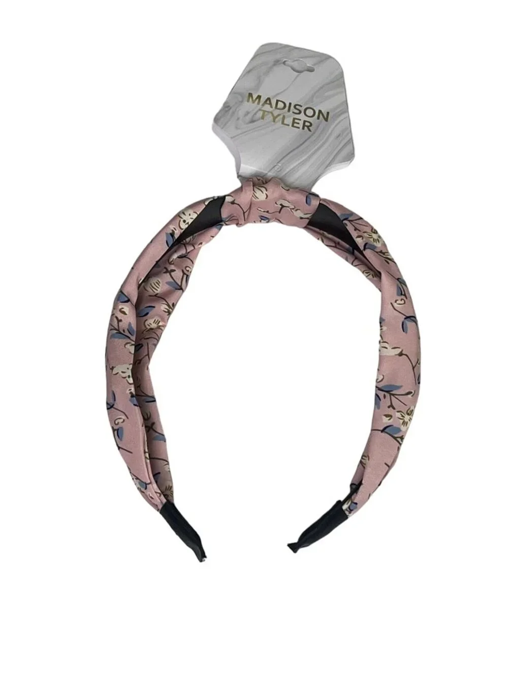 Madison Tyler Pink Floral Headband Womens Girls Fabric Hair Accessory NWT